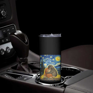 Punch Monkey Starry Night Viral Trend Skinny Tumbler TS14 Print Your Wear
