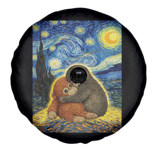 Punch Monkey Starry Night Viral Trend Spare Tire Cover TS14 Print Your Wear