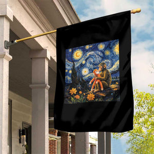 Baby Monkey Punch Starry Night Viral Trend Garden Flag TS14 Print Your Wear