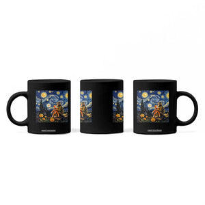 Baby Monkey Punch Starry Night Viral Trend Coffee Mug TS14 Print Your Wear