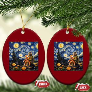 Baby Monkey Punch Starry Night Viral Trend Ceramic Ornament TS14 Print Your Wear