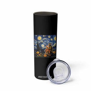 Baby Monkey Punch Starry Night Viral Trend Skinny Tumbler TS14 Print Your Wear