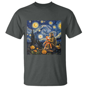 Baby Monkey Punch Starry Night Viral Trend T Shirt TS14 Dark Heather Print Your Wear
