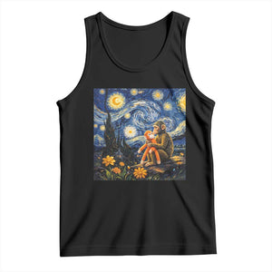 Baby Monkey Punch Starry Night Viral Trend Tank Top TS14 Black Print Your Wear