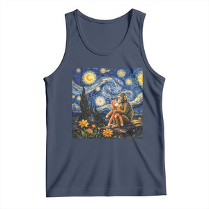Baby Monkey Punch Starry Night Viral Trend Tank Top TS14 Navy Print Your Wear