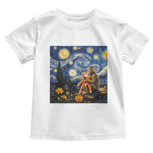 Baby Monkey Punch Starry Night Viral Trend Toddler T Shirt TS14 White Print Your Wear
