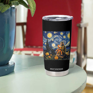 Baby Monkey Punch Starry Night Viral Trend Tumbler Cup TS14 Print Your Wear