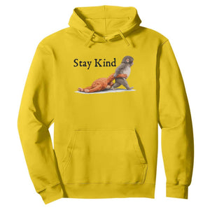 Punch The Monkey Meme Hoodie Stay Kind TS14 Daisy Print Your Wear