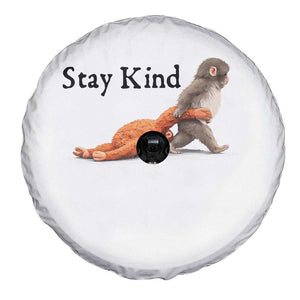 Punch The Monkey Meme Spare Tire Cover Stay Kind TS14 Print Your Wear