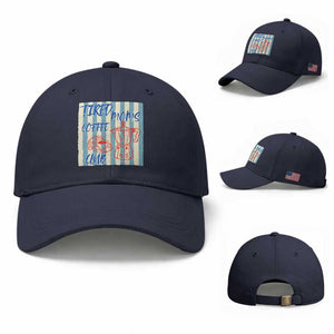 Tired Moms Coffee Club Baseball Cap Funny Mommy Mama Coffee Lover TS14 Baseball Cap Universal Fit Navy Print Your Wear