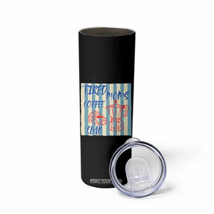 Tired Moms Coffee Club Skinny Tumbler Funny Mommy Mama Coffee Lover TS14 Print Your Wear