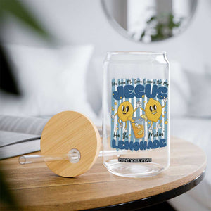 Jesus Lemonade Glass Can Life Gave Me Some Lemons TS14 Print Your Wear