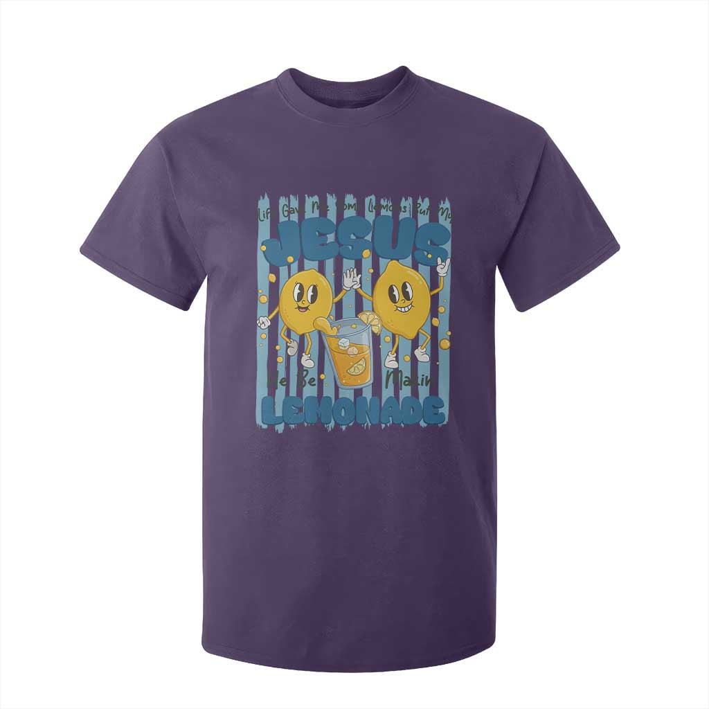 Jesus Lemonade T Shirt For Kid Life Gave Me Some Lemons TS14 Purple Print Your Wear