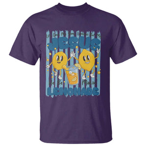 Jesus Lemonade T Shirt Life Gave Me Some Lemons TS14 Purple Print Your Wear
