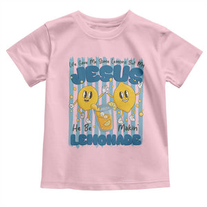 Jesus Lemonade Toddler T Shirt Life Gave Me Some Lemons TS14 Light Pink Print Your Wear