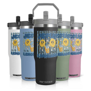 Jesus Lemonade Flip Straw Tumbler Life Gave Me Some Lemons TS14 Print Your Wear