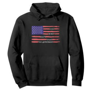 Cool Moms Don't Trust the Government Hoodie Patrioctic Mama Anti Government TS14 Black Print Your Wear