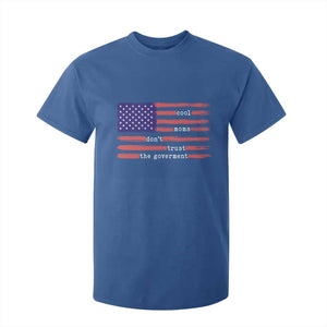 Cool Moms Don't Trust the Government T Shirt For Kid Patrioctic Mama Anti Government TS14 Royal Blue Print Your Wear
