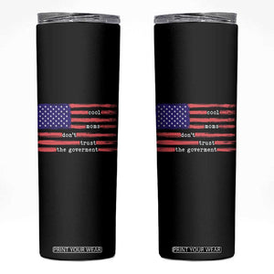 Cool Moms Don't Trust the Government Skinny Tumbler Patrioctic Mama Anti Government TS14 Black Print Your Wear