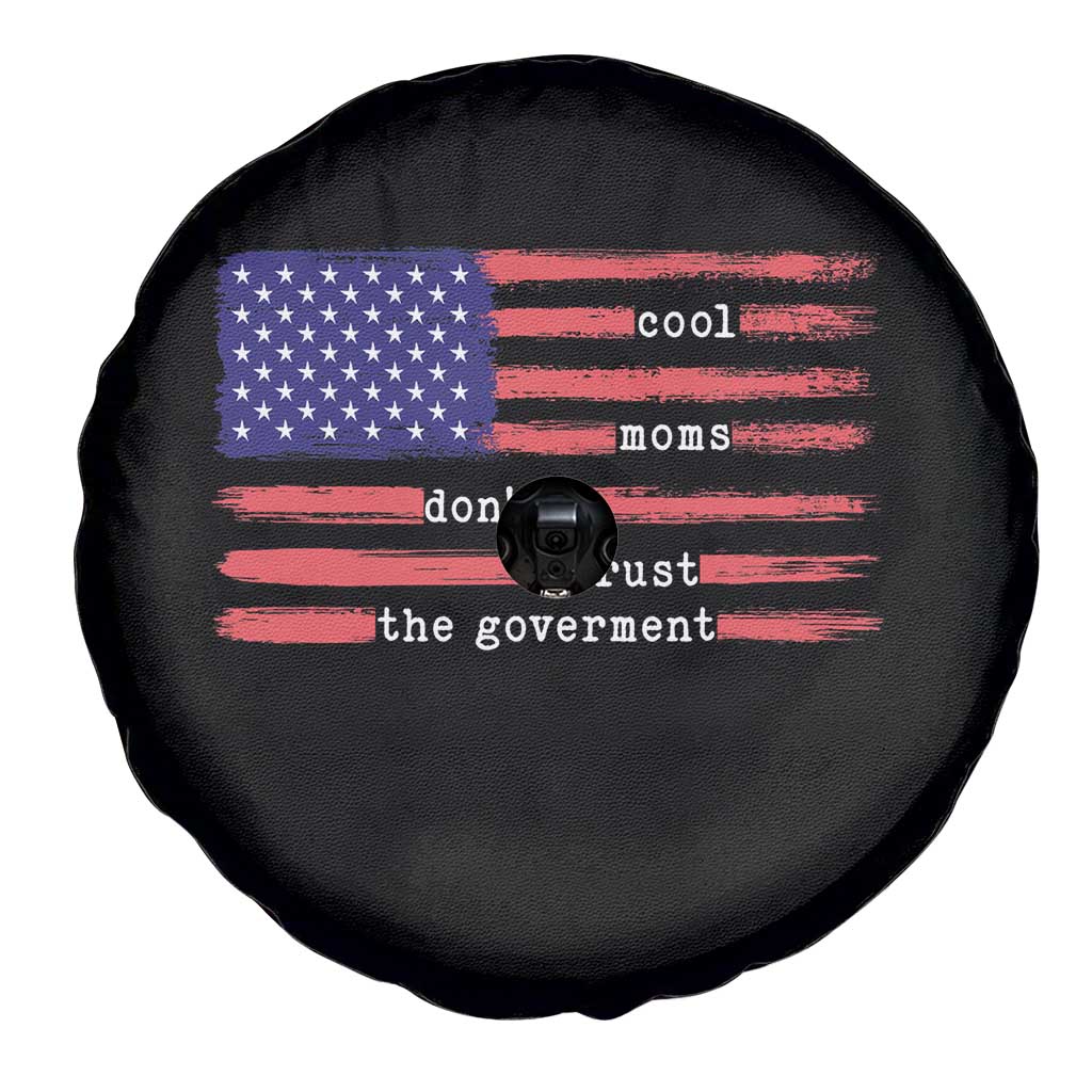 Cool Moms Don't Trust the Government Spare Tire Cover Patrioctic Mama Anti Government TS14 Print Your Wear
