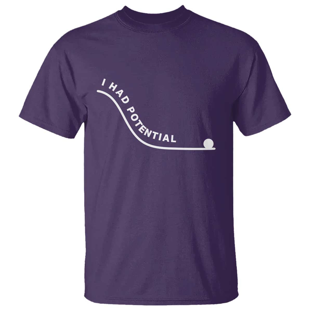 I Had Potential T Shirt Funny Sci-Fi Book Lover TS14 Purple Print Your Wear