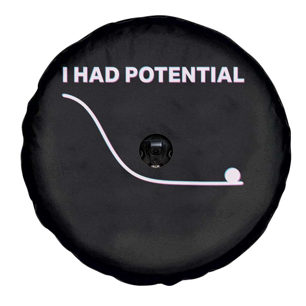 I Had Potential Spare Tire Cover Funny Physics Teacher Motivational Quote TS14 Print Your Wear