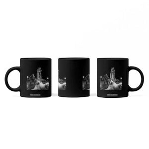 Funny Cat Selfie with Bigfoot Coffee Mug Back To The Moon Mission 2026 TS14 Print Your Wear