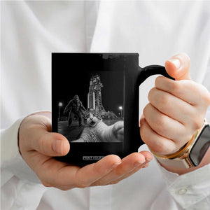 Funny Cat Selfie with Bigfoot Coffee Mug Back To The Moon Mission 2026 TS14 Print Your Wear