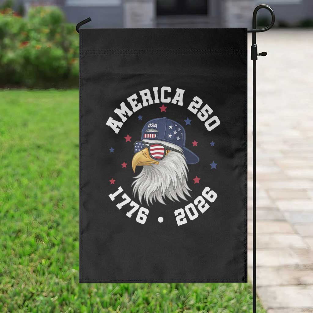 250 Years American Anniversary Garden Flag Patriotic Bald Eagle Fourth of July TS14 Print Your Wear