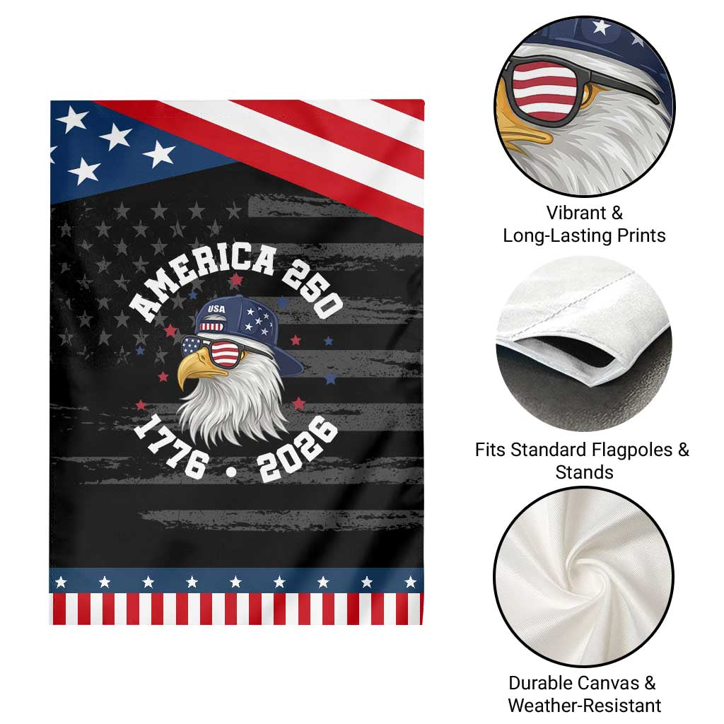 250 Years American Anniversary Patriotic Garden Flag Patriotic Bald Eagle Fourth of July TS14 Print Your Wear