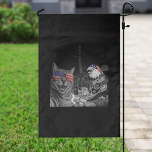 Funny Cat Selfie 4th of July Garden Flag Patriotic Eagle American Flag Gift TS14 Print Your Wear