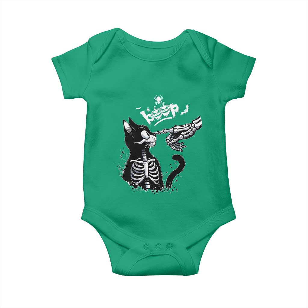 Black Cat Halloween Baby Onesie Skeleton Hand Boop TS14 Irish Green Print Your Wear