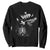 Black Cat Halloween Sweatshirt Skeleton Hand Boop TS14 Black Print Your Wear