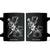 Rock Skeleton Cat Playing Guitar Coffee Mug Funny Halloween Kitty Music Lovers TS14 Black Print Your Wear