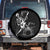 Rock Skeleton Cat Playing Guitar Spare Tire Cover Funny Halloween Kitty Music Lovers TS14 No hole Black Print Your Wear