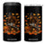 Funny Bigfoot Skeleton 4 in 1 Can Cooler Tumbler Thanksgiving Day Sasquatch Pilgrim TS14 One Size: 16 oz Black Print Your Wear