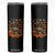 Funny Bigfoot Skeleton Skinny Tumbler Thanksgiving Day Sasquatch Pilgrim TS14 Black Print Your Wear
