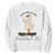 Hang On Let Me Overthinking This Sweatshirt Funny Duck Skateboard Sarcastic Skater TS14 White Print Your Wear
