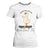 Hang On Let Me Overthinking This T Shirt For Women Funny Duck Skateboard Sarcastic Skater TS14 White Print Your Wear