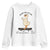Hang On Let Me Overthinking This Youth Sweatshirt Funny Duck Skateboard Sarcastic Skater TS14 White Print Your Wear