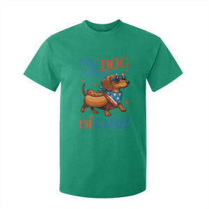 Funny Patriotic Dachshund T Shirt For Kid My Dog Thinks I Am Cool USA Dog Lover TS14 Irish Green Print Your Wear