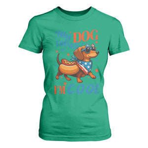 Funny Patriotic Dachshund T Shirt For Women My Dog Thinks I Am Cool USA Dog Lover TS14 Irish Green Print Your Wear