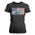 Funny Jesus Shark T Shirt For Women Christian Patriotic American Flag Meme TS14 Black Print Your Wear