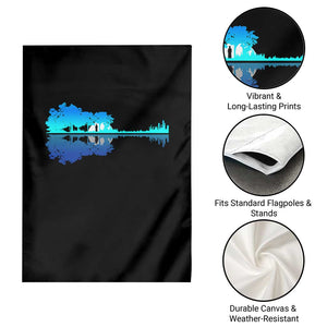 Guitar Lake Shadow Garden Flag Acoustic Guitarist Musician Nature Lover TS14 Print Your Wear