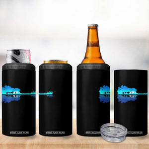 Guitar Lake Shadow 4 in 1 Can Cooler Tumbler Acoustic Guitarist Musician Nature Lover TS14 Print Your Wear