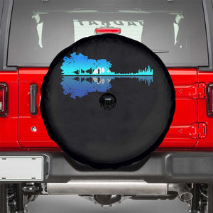 Guitar Lake Shadow Spare Tire Cover Acoustic Guitarist Musician Nature Lover TS14 Black Print Your Wear