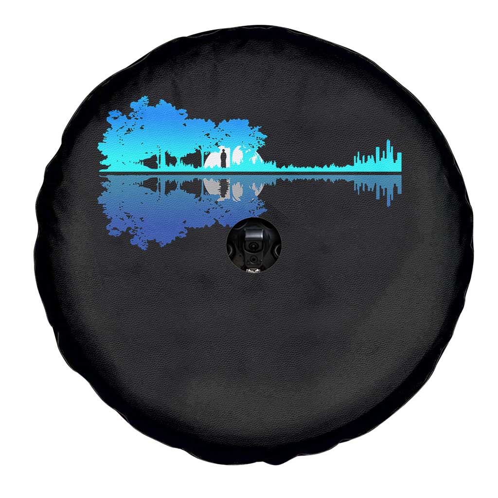 Guitar Lake Shadow Spare Tire Cover Acoustic Guitarist Musician Nature Lover TS14 Print Your Wear