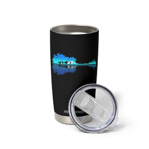 Guitar Lake Shadow Tumbler Cup Acoustic Guitarist Musician Nature Lover TS14 Print Your Wear