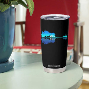 Guitar Lake Shadow Tumbler Cup Acoustic Guitarist Musician Nature Lover TS14 Print Your Wear