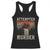 Funny Literary Racerback Tank Top Attempted Murder Two Crows Bird on Branch TS14 Black Print Your Wear